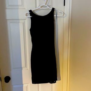 Zara navy blue lace dress